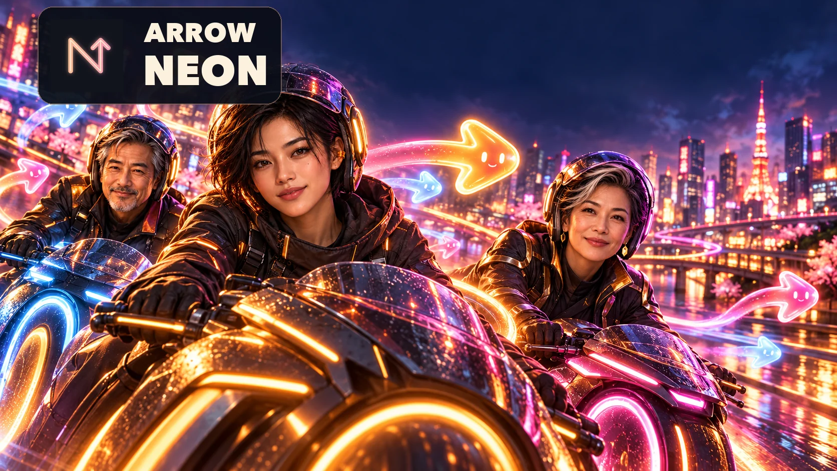 Arrow Neon’s vibrant Tokyo story artwork