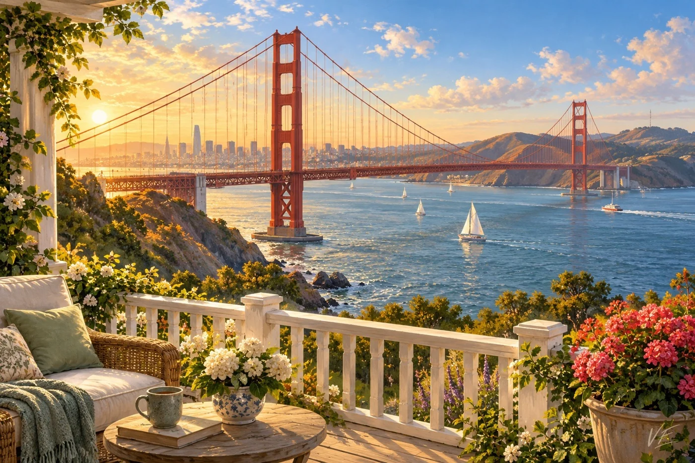 Word Porch’s peaceful San Francisco porch and bay